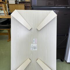 【リサイクルショップ ピカソ 小松原】🎉美品**ニトリ製 ローテーブル ST3-9060 WW（ホワイトウッド調）**🎉★2546★の画像
