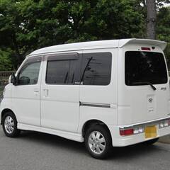 車検Ｒ８年８月　アトレーワゴン　後期　最上級カスタムＲＳターボ　【希少４ＷＤ】　ミニバン　ワンボックス　地デジＴＶナビ　Ｂカメラ　の画像