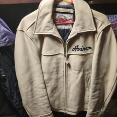 最終値下げ！激レア！AVIREX！ペイント革ジャン！の画像