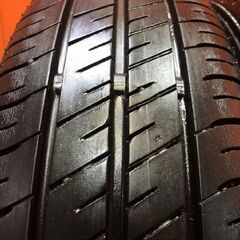 GOODYEAR EfficientGrip ECO EG02 155/65R14 14インチ 夏タイヤ 2本 20年製 バリ溝 フレアワゴン N-BOX ミライース等　(VTM293) の画像