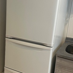 パナソニック NR-C344C-W 3ドア冷蔵庫 335L グレ...