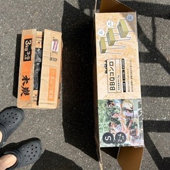 【取引者決定】バーベキューセット　炭　網付きの画像