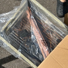 【取引者決定】バーベキューセット　炭　網付きの画像
