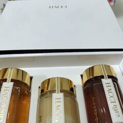 高級はちみつ　HACCI 3本セット　リボン紙袋説明書つき