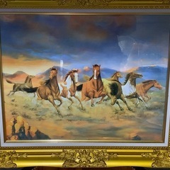 馬の絵画（中古美品
）