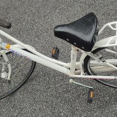 26インチ自転車／前後タイヤ交換済み
