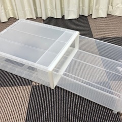 無印　クローゼットケース　引出式　収納ケース　衣装ケースの画像