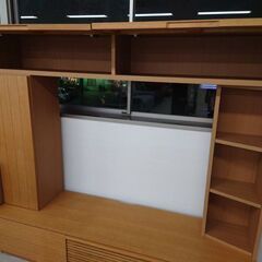 J8494 TV台 1700ハイTVボード オークライフ クリーニング済み【リユースのサカイ柏店】　の画像