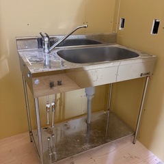 中古シンク、水栓、蛇口セット

