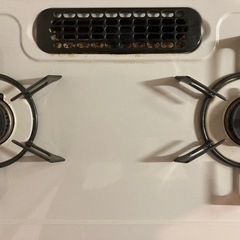 【値下げ】グリル付ガステーブル〔Rinnai〕 全口センサー搭載。都市ガスの画像