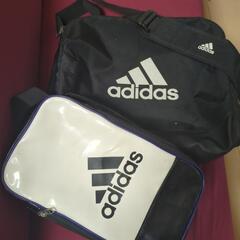 adidasサブバッグとシューズケース