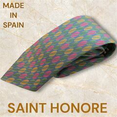 SAINT HONORE シルクネクタイ｜スペイン製×パリの色気