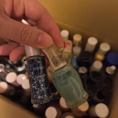大量マニキュア早めにの画像