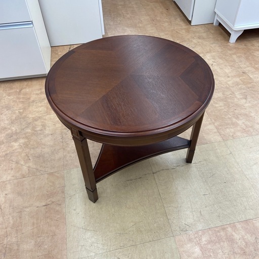 maruni ラウンドテーブル　地中海　ブラウン