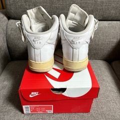 Nike ハイカット Air Force 1 ホワイト MID 25.5cmの画像