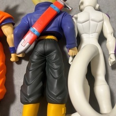中古品ドラゴンボールビッグサイズソフビ孫悟空孫悟飯トランクス