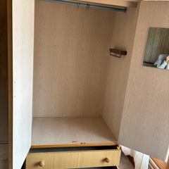 白木洋服たんすの画像