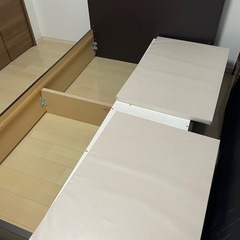 【ニトリ】セミダブルフレーム(＋5,000円でマットレス付)