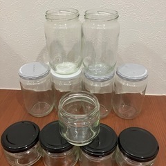 空き瓶　ガラス容器　11個