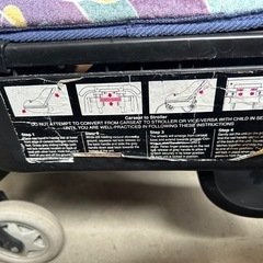 ベビーカー　兼　チャイルドシート　の画像