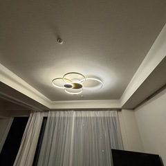 シーリングライト おしゃれ LEDシーリングライト リングライト LED照明 北欧 電気 天井照明 リモコン付き 間接照明の画像