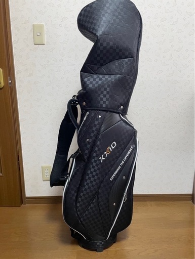 【受付終了】美品✨ ゴルフバッグ ゼクシオ XXIO ネームプレート付