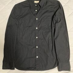 NANO UNIVERSE｜上品ドット柄シャツ Lサイズ｜洗練された大人の一枚の画像