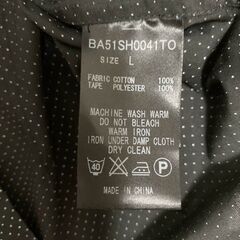 NANO UNIVERSE｜上品ドット柄シャツ Lサイズ｜洗練された大人の一枚の画像