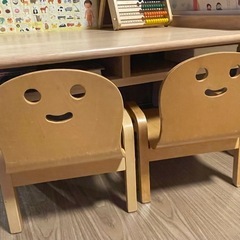 【2脚セット】キコリの小イス　キッズチェア　子供用イス　知育　