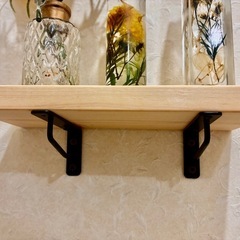 ハンドメイド ウォールシェルフ 壁用棚の画像