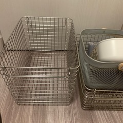 【お譲り決定】IKEA 無印　かご　いろいろの画像
