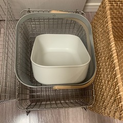 【お譲り決定】IKEA 無印　かご　いろいろの画像
