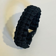 パラコード　ブレスレット　バックル　ブラック　新品
