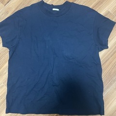 【新品】　（大きいサイズ）　レディース　クルーネックT　紺　XL