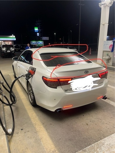 新品未使用トランクスポイラー、ルーフスポイラーセット