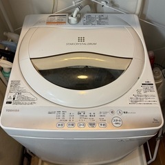 ジャンク品　TOSHIBA 全自動洗濯機 5kg 2015年製A...