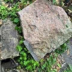 岩、コンクリートブロック