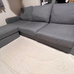 3人掛け L字型 ソファー 中古