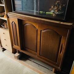 【無料／格安】玄関棚  靴棚 シュースボックス　木製キャビネット...