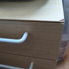 ニトリ　デスクワゴンセット　サーヤの画像