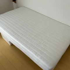 無印良品　脚付マットレス　ポケットコイル　セミダブル
