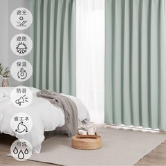 カーテン　178×100  グリーン　美品　