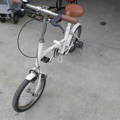 シンプルスタイル 折りたたみ自転車１６インチ