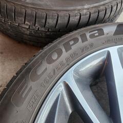 交渉中☆2022年製 165/55/15 夏タイヤ アルミホイール 4本セット！