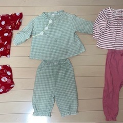 女の子の甚平とパジャマのセット★80cm