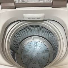 アクア　洗濯機　7kg 　2017年製の画像
