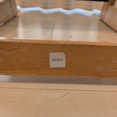 【最終値下げ！ホームクリーニング済み】KATOJIカトージ　ベビーチェアの画像