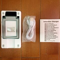 【新品未使用】ワイヤレス充電器 ①四角（企業ロゴ入り）