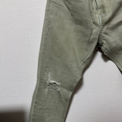 ベルシュカデニムカーキパンツの画像