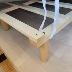 ニトリ　セミダブルベッドの画像